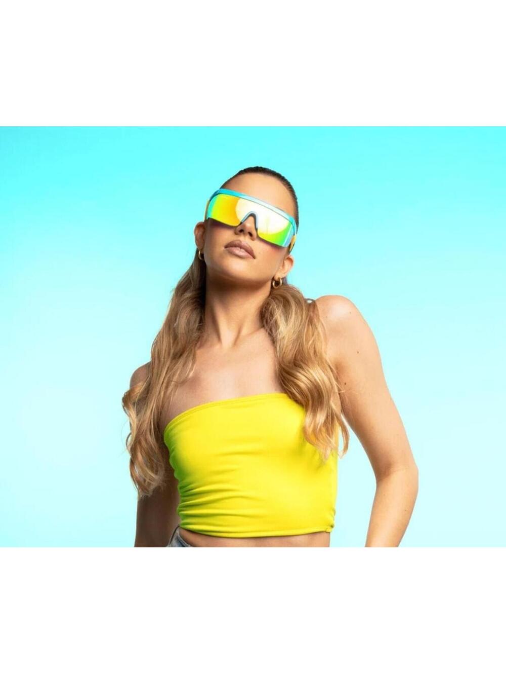 Tipsy Elves Jam Blaster Reflective Performance Sunglasses NWT